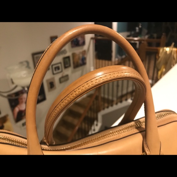 Coach Legacy leather Haley satchel 👜 in stone - Picture 4 of 8